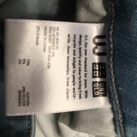 Uniqlo Light Blue Skinny Jeans - Picture 5 of 5